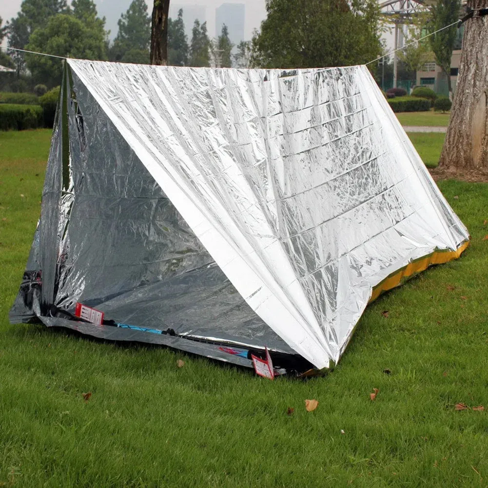 1 to 15 Pieces Emergency Thermal Foil Rescue Blanket Set