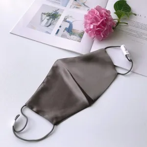 100% Mulberry Silk Mask Adjustable with Filter Pocket