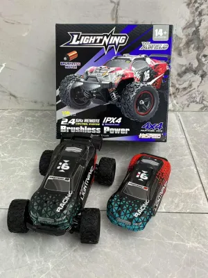 1:18 Brushless RC Cars for Boys & Adults (18426), 4WD Off-Road RC Truck High Speed Fast 50  KPH, 4X4 RC Car Waterproof Remote Control Car with 2 Rechargeable Batteries