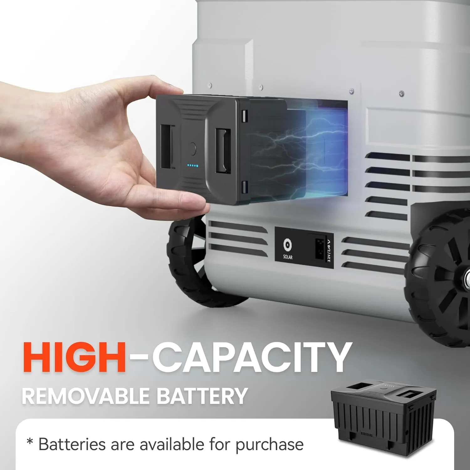 12 Volt Refrigerator Portable Fridge - 68 Quart(65L) Electric Cooler Big Zone with Wheels, 12V Fridge -4℉-68℉ for Camping, Boating, Truck, RV, Outdoor, Home