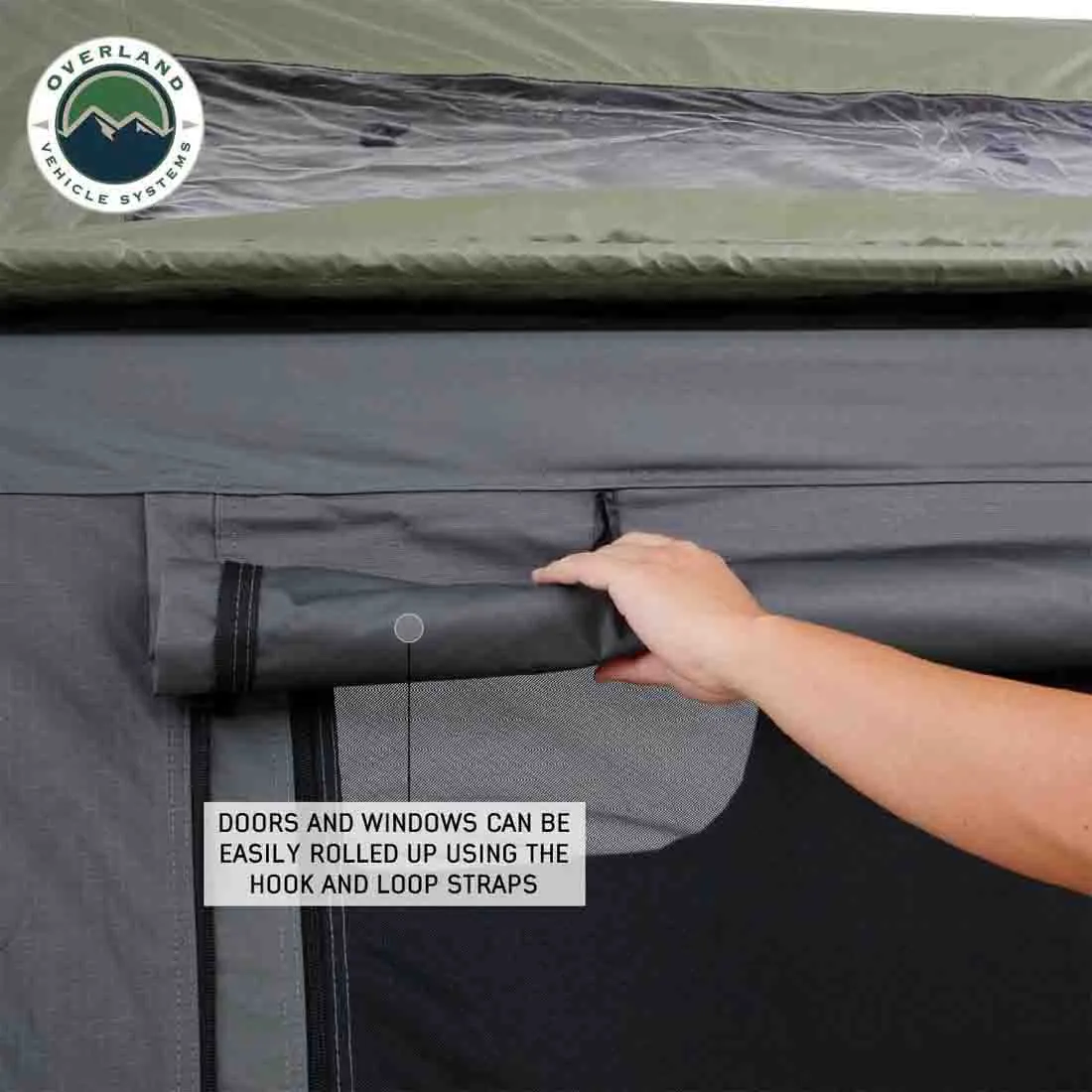 2 Roof Grey N2E Nomadic Person, & Exclusive collection Body Green Sided Soft Rainfly HD Wi-Fi-enabled Top Tent, -