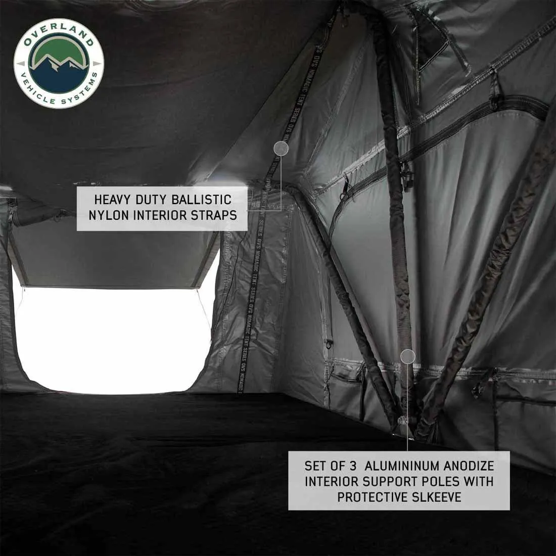 2 Roof Grey N2E Nomadic Person, & Exclusive collection Body Green Sided Soft Rainfly HD Wi-Fi-enabled Top Tent, -