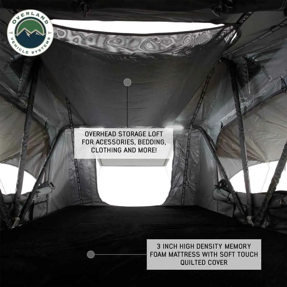 2 Roof Grey N2E Nomadic Person, & Exclusive collection Body Green Sided Soft Rainfly HD Wi-Fi-enabled Top Tent, -