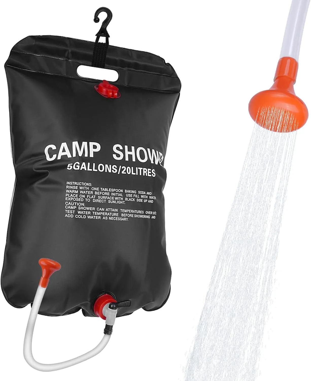 2 Set or 1set Solar Camp Shower Camping Shower Bag Solar Shower Bag Solar portabler Shower for Camping Solar Showers for Camping Camping Shower