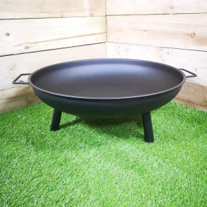 23" Round Metal Fire Pit Basket