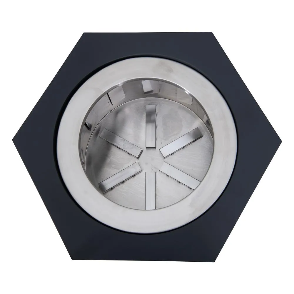 26 In. Hexagonal Outdoor Fire Pit - Sunjoy