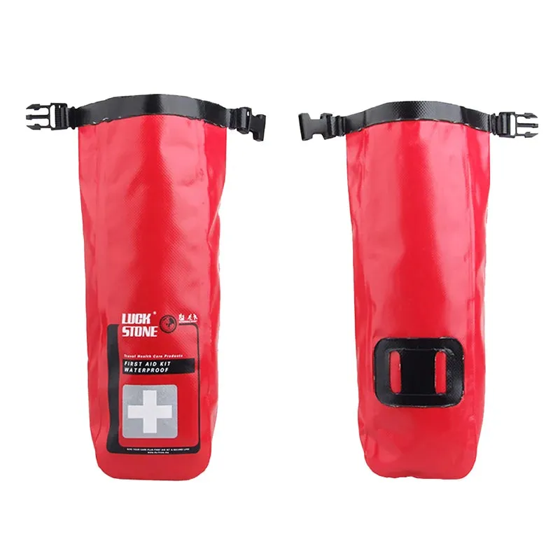 2L Red Waterproof First Aid Bag - Portable Medical Equipment Bag