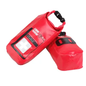 2L Red Waterproof First Aid Bag - Portable Medical Equipment Bag