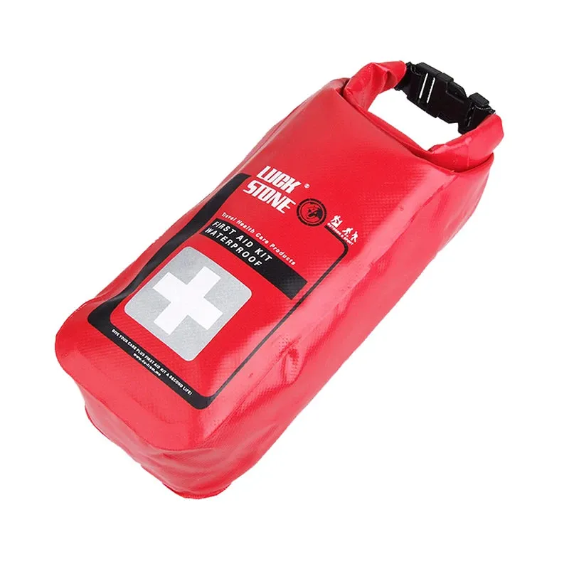 2L Red Waterproof First Aid Bag - Portable Medical Equipment Bag