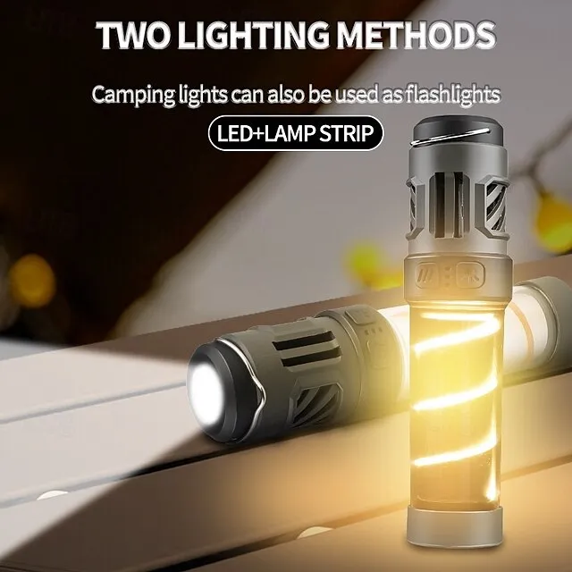 3-in-1 Outdoor Mosquito Repellent Light with Flashlight & Camping Lantern, Long Battery Life Mosquito Repellent Light with Warm Light Atmosphere Outdoor Camping Light