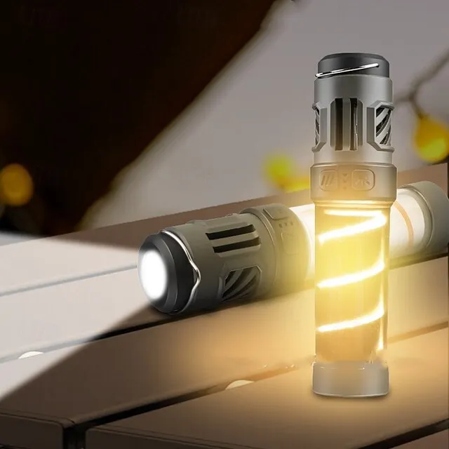 3-in-1 Outdoor Mosquito Repellent Light with Flashlight & Camping Lantern, Long Battery Life Mosquito Repellent Light with Warm Light Atmosphere Outdoor Camping Light