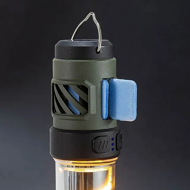3-in-1 Outdoor Mosquito Repellent Light with Flashlight & Camping Lantern, Long Battery Life Mosquito Repellent Light with Warm Light Atmosphere Outdoor Camping Light