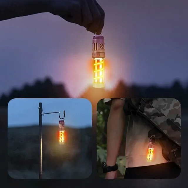 3-in-1 Outdoor Mosquito Repellent Light with Flashlight & Camping Lantern, Long Battery Life Mosquito Repellent Light with Warm Light Atmosphere Outdoor Camping Light