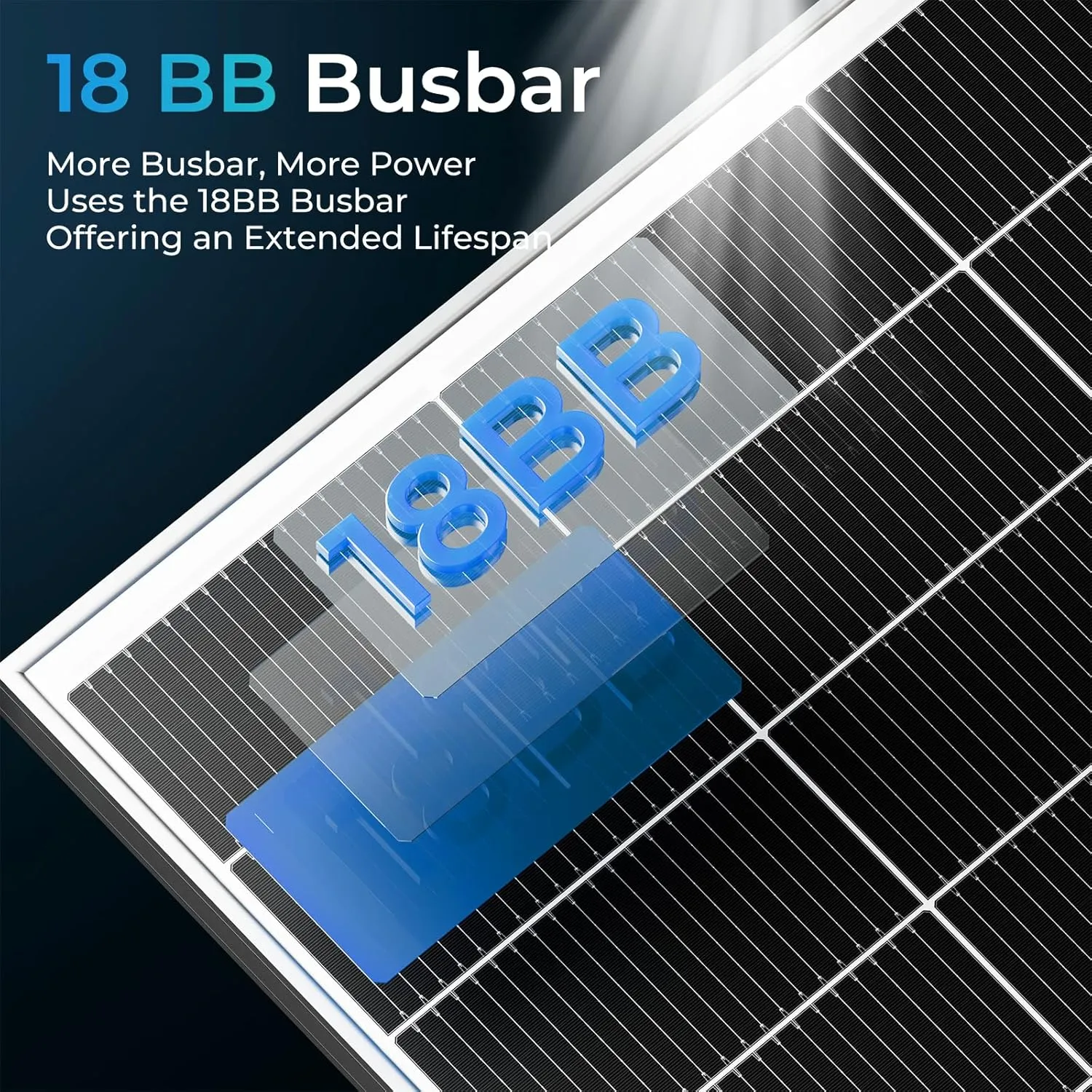 300 Watt Solar Panel 18BB 24.6% High Efficiency 300W Solar Panels N-Type Monocrystalline for 12V/24V Battery PV Module,Camping,Boat, Rooftop Other Off Grid Applications (300w 5pcs)