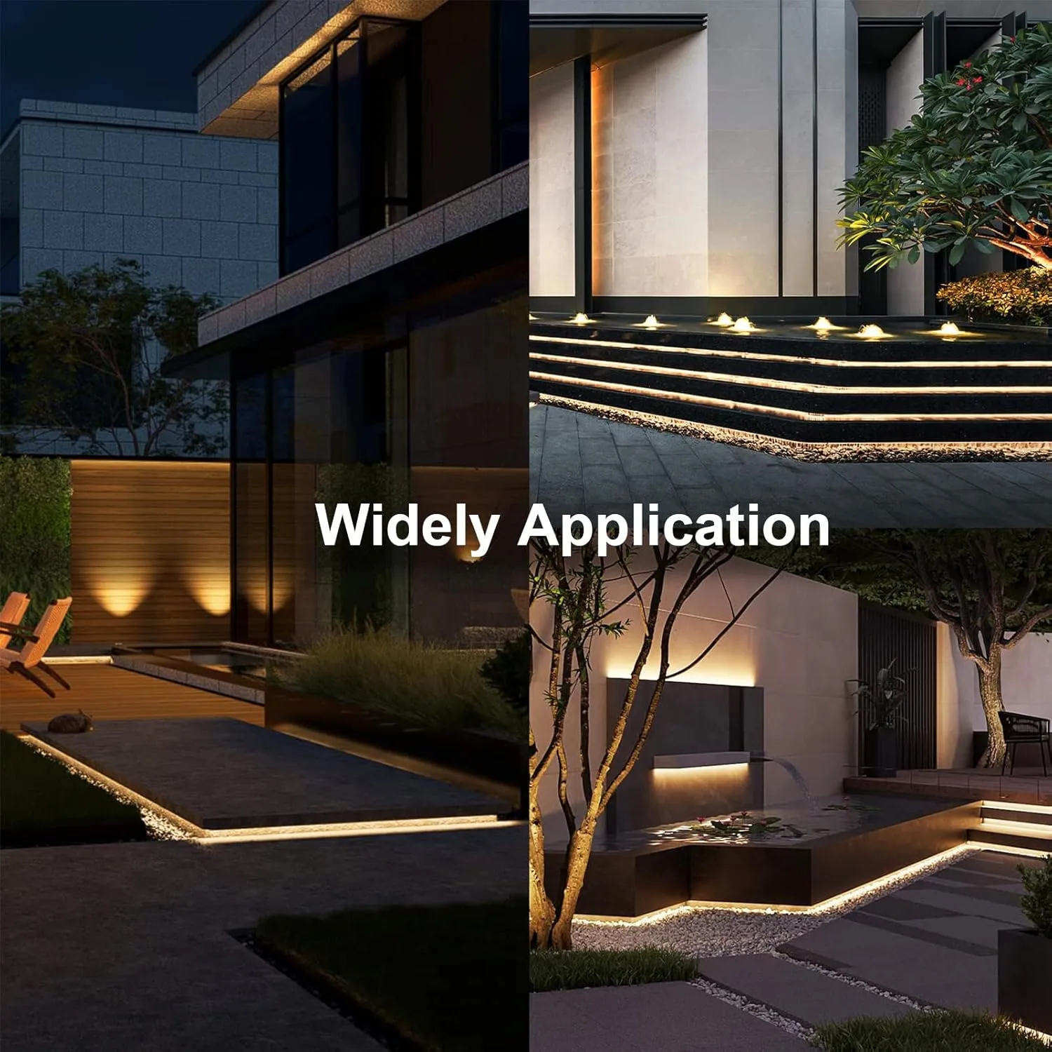 32.8Ft Solar Strip Lights Outdoor, IP68 Fully Waterproof LED Strip Lights with Timer Remote Auto ON/Off, Self-Adhesive Strip Lights for Camping Pool Patio Decor (Warm White)