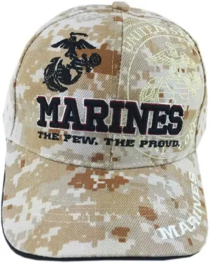 3D Embroidery U.S. Marines Corps Official Licensed Emblem Baseball Cap Hat Visor