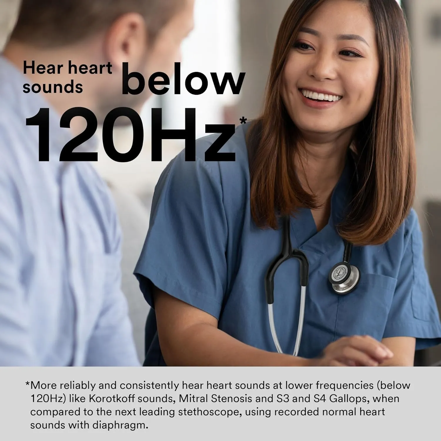 3M Littmann Classic III Monitoring Stethoscope, 5872, More Than 2X as Loud, Weighs Less, Stainless Steel Smoke-Finish Chestpiece, 27' Turquoise Tube, Pink Stem, and Smoke Headset