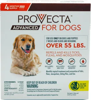 4 Doses Advanced for Dogs, X-Large/Over 55 lb, Red (063339)
