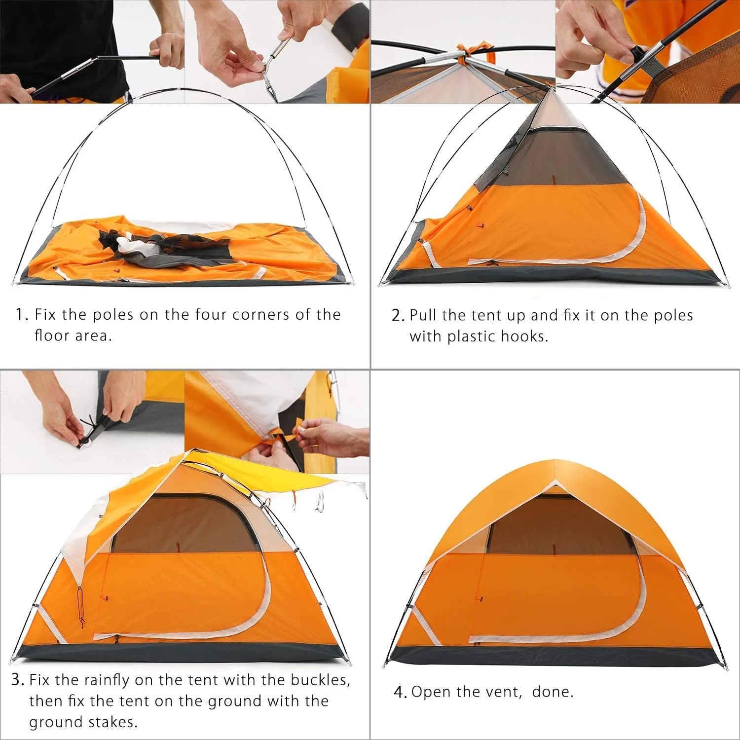 4 Person Camping Tent