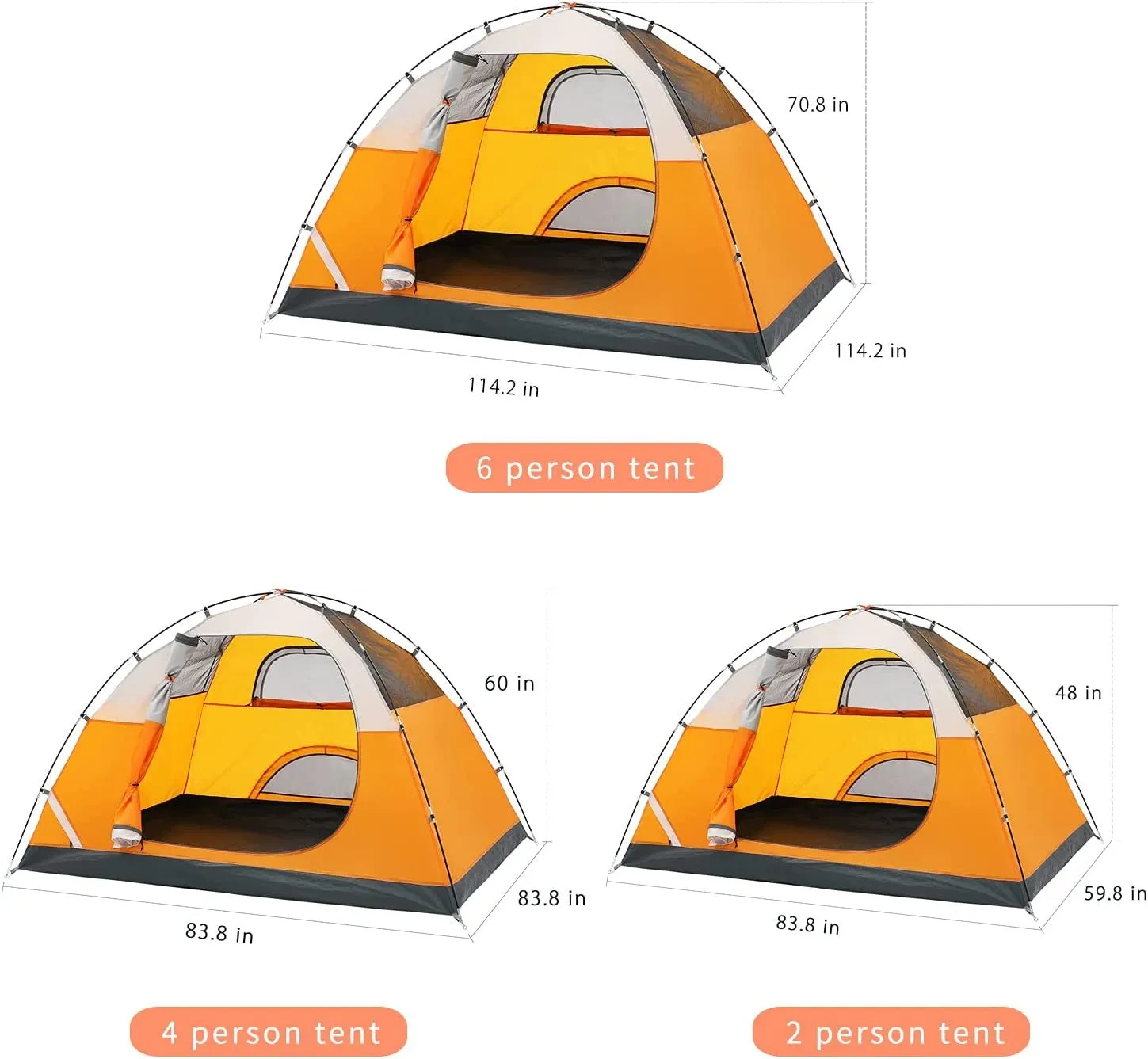 4 Person Camping Tent