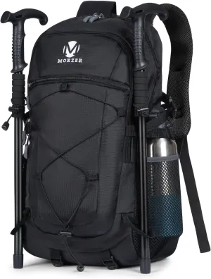 40L Hiking Backpack Lightweight Water Resistant Camping Outdoor Sport Trekking Travel Daypack for Men Women（Black A）