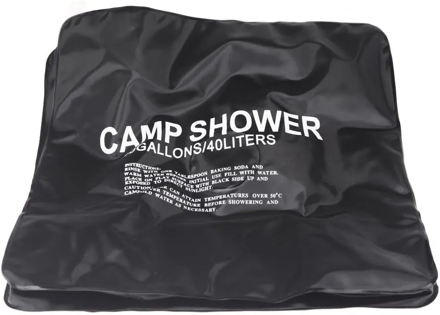 40L Portable Solar Heated Camp Tent Outdoor Camping Hiking Shower Bag