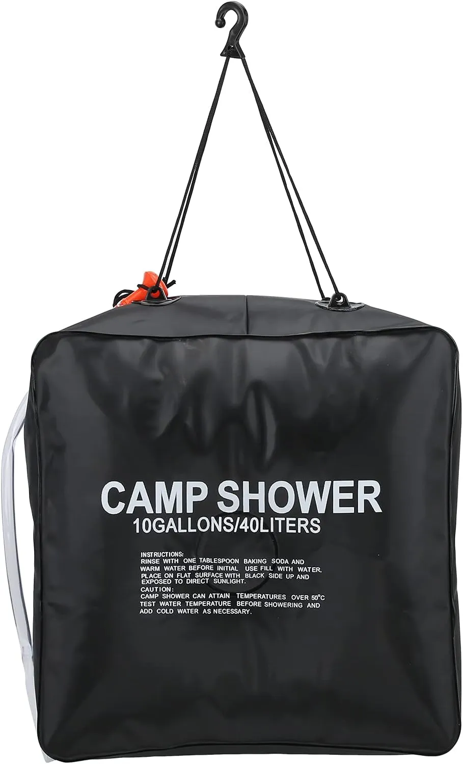 40L Solar Shower Bag Water Bag Energy Heated Bathing Solar Heated Outdoor Camping Shower