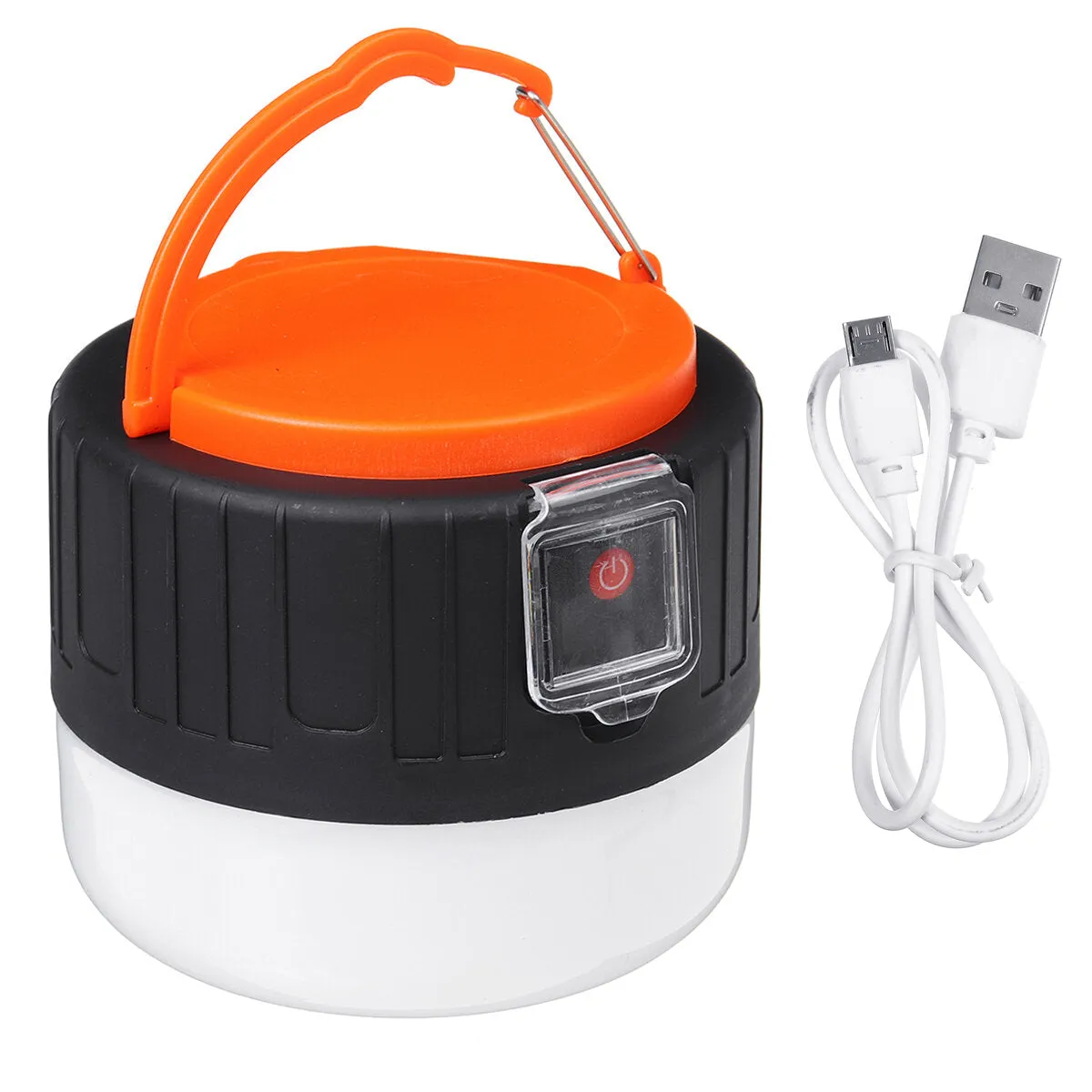 450W Solar LED Camping Light Tent Lamp USB Rechargeable Bulb Lantern Flashlight