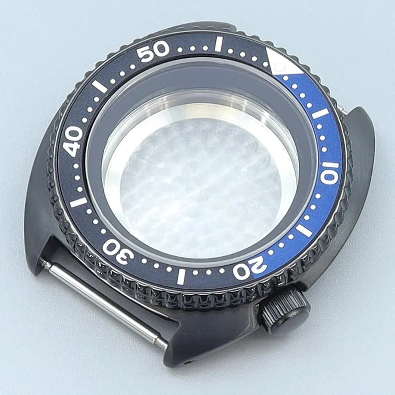 45MM Mechanical Watch Case Stainless Steel Watch Spare Parts for Nh34 Nh35 Nh36 Nh38 Movement