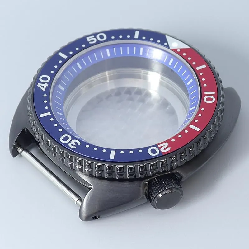 45MM Mechanical Watch Case Stainless Steel Watch Spare Parts for Nh34 Nh35 Nh36 Nh38 Movement