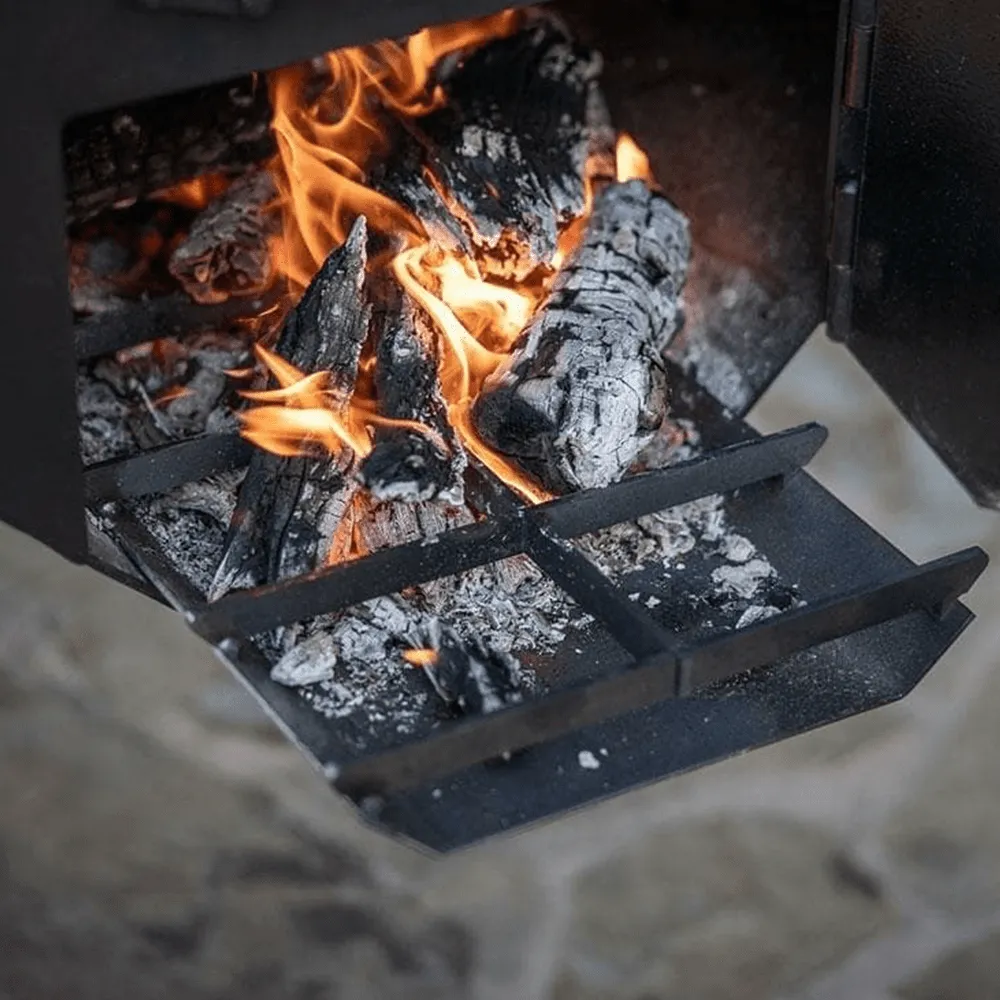 48" x 20" BBQ Pit w/ Firebox & Smoker