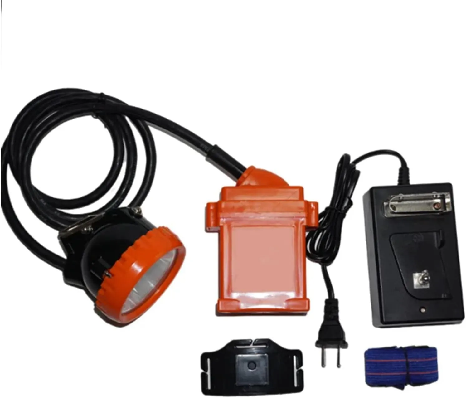 5000MAH LED Lithium Battery Miner's Lamp, Head Mounted Rechargeable Miner's Lamp Easy to Carry Suitable for Camping and Mining