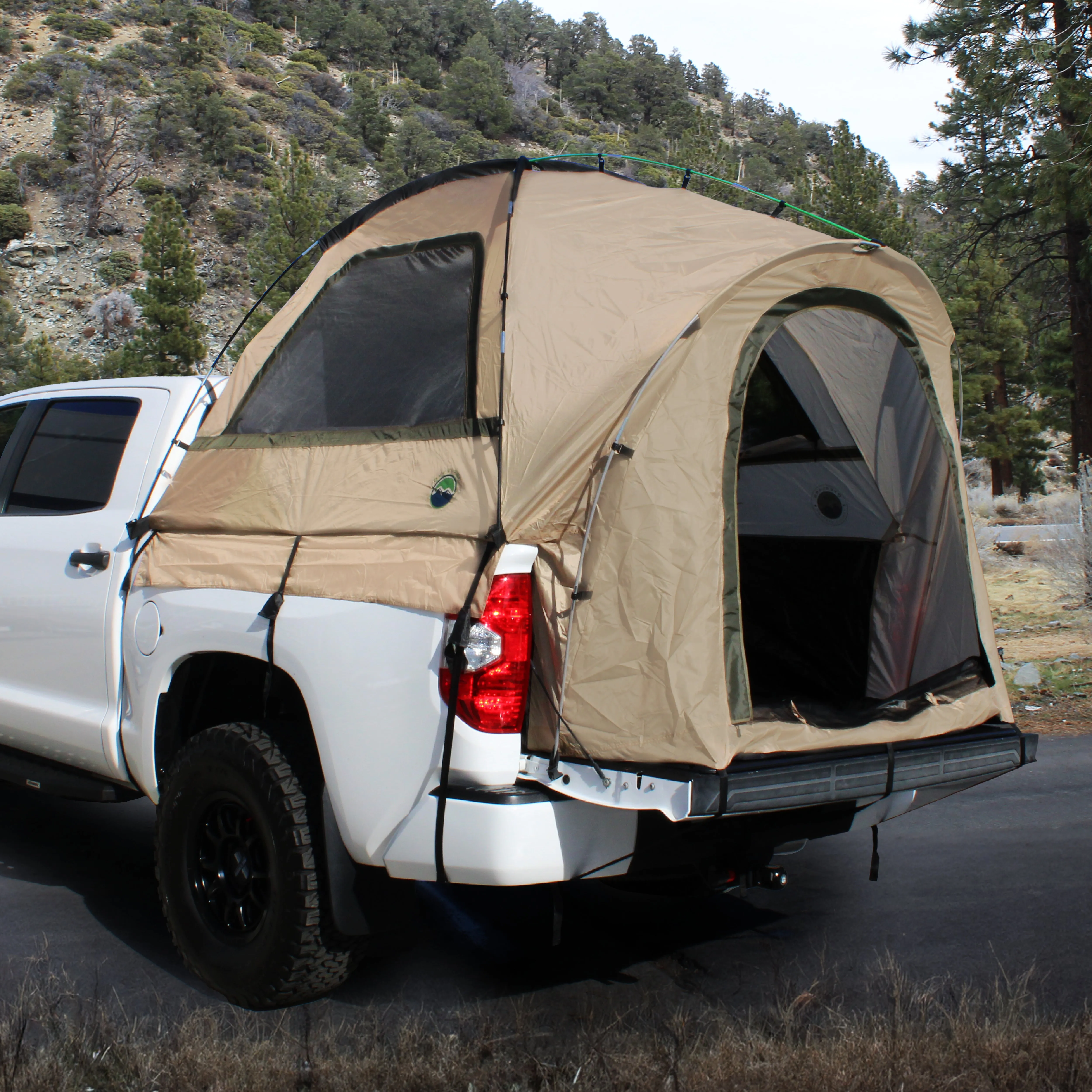 6.5', Cloud-integrated TACT & Tent Size Full Body Plug-in Rainfly Green Bed Tan LD -