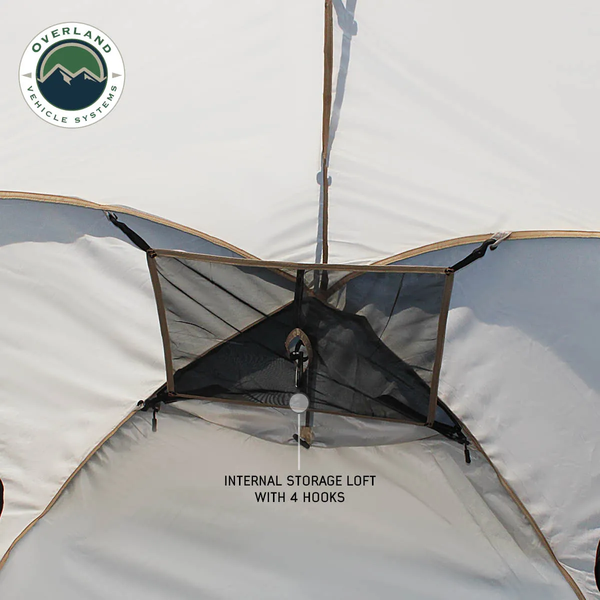 6.5', Cloud-integrated TACT & Tent Size Full Body Plug-in Rainfly Green Bed Tan LD -