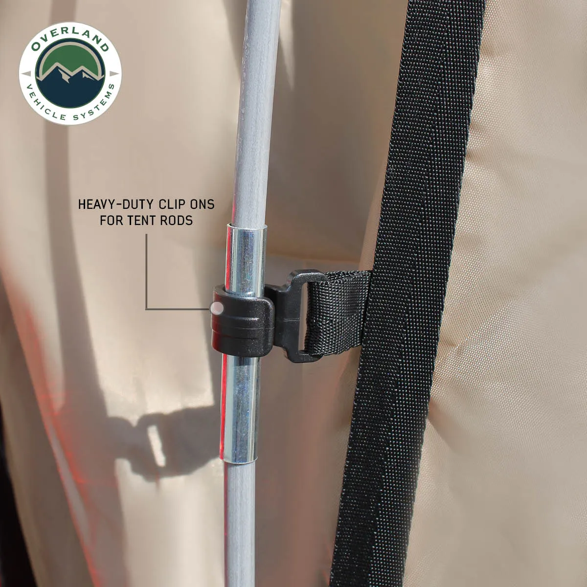 6.5', Cloud-integrated TACT & Tent Size Full Body Plug-in Rainfly Green Bed Tan LD -