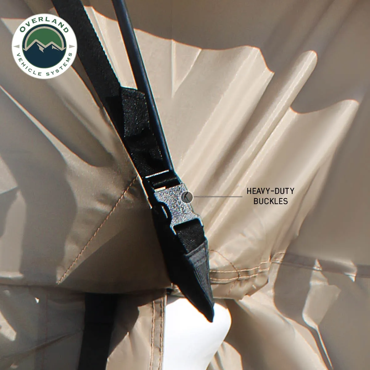 6.5', Cloud-integrated TACT & Tent Size Full Body Plug-in Rainfly Green Bed Tan LD -