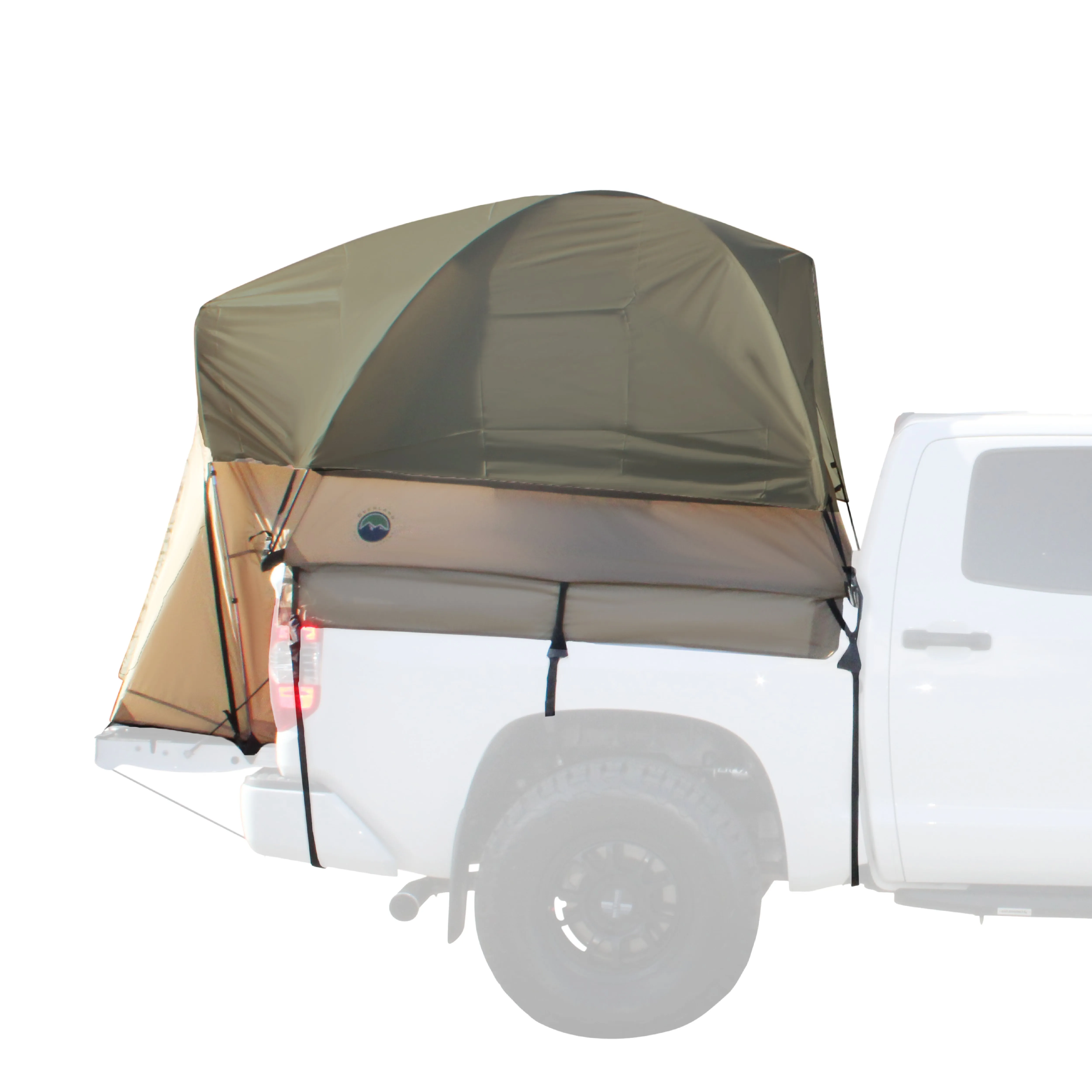 6.5', Cloud-integrated TACT & Tent Size Full Body Plug-in Rainfly Green Bed Tan LD -