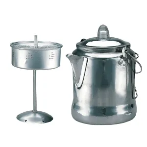 9 Cup Aluminum Camping Coffee Percolator