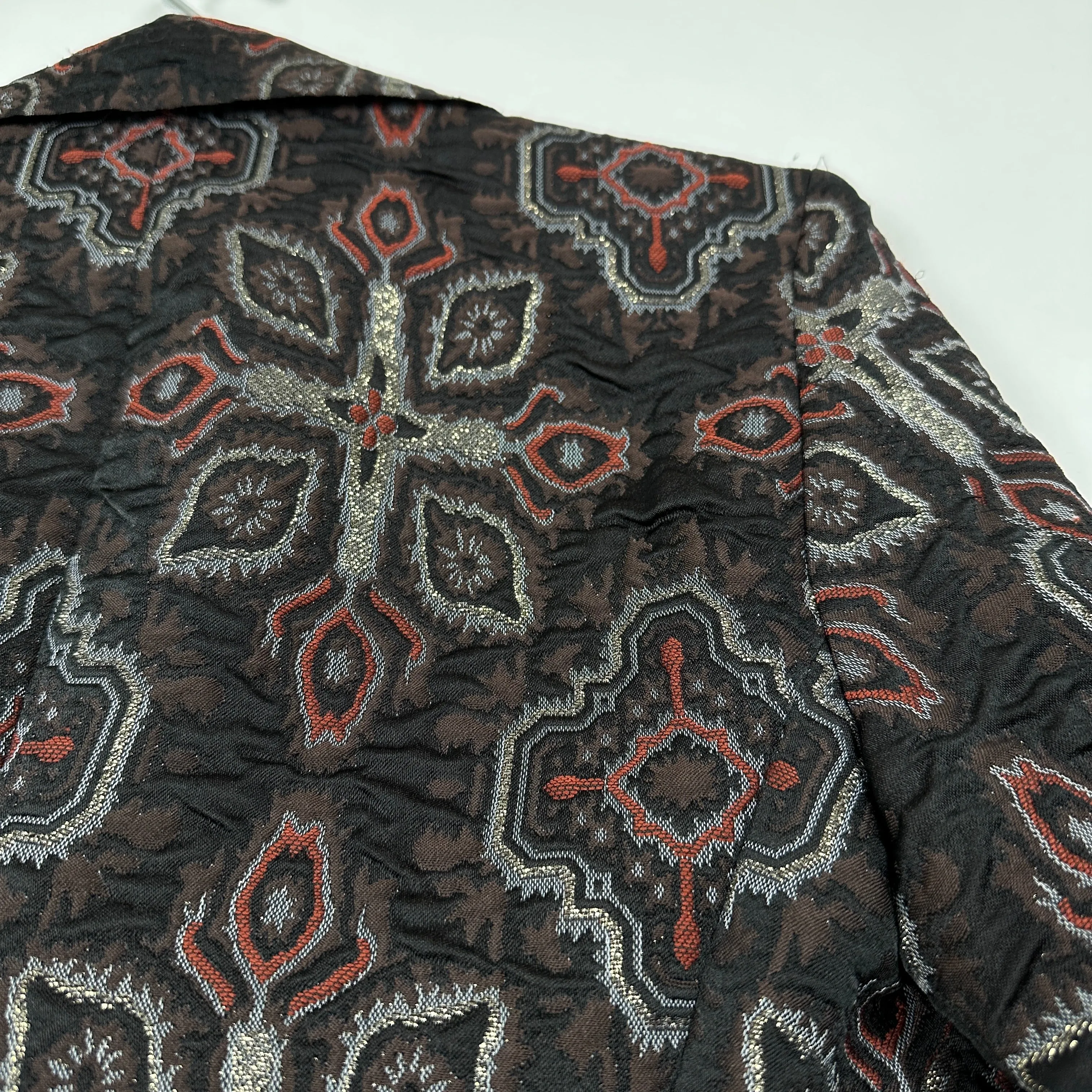 90s Issey Miyake Jacquard Patchwork Blazer