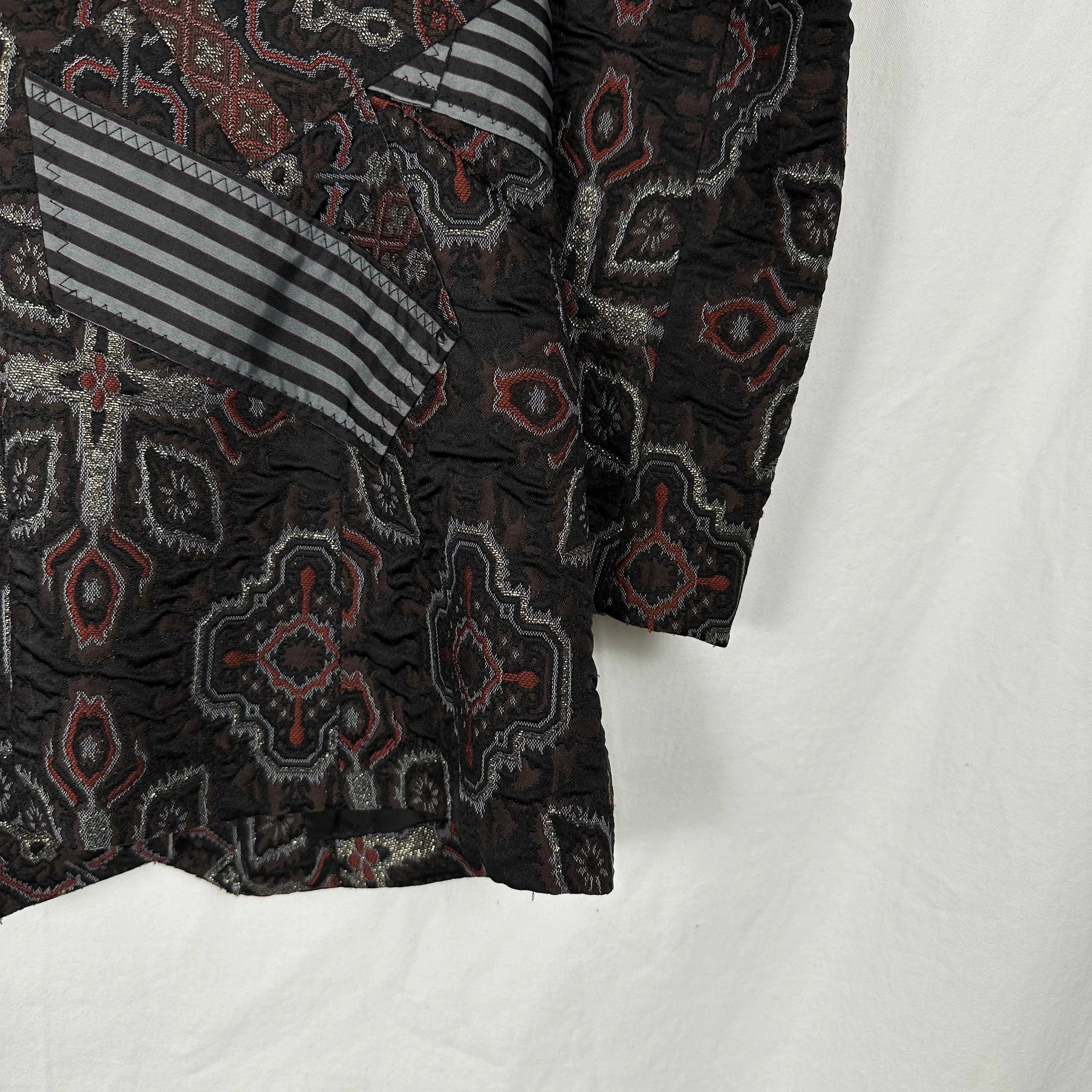 90s Issey Miyake Jacquard Patchwork Blazer