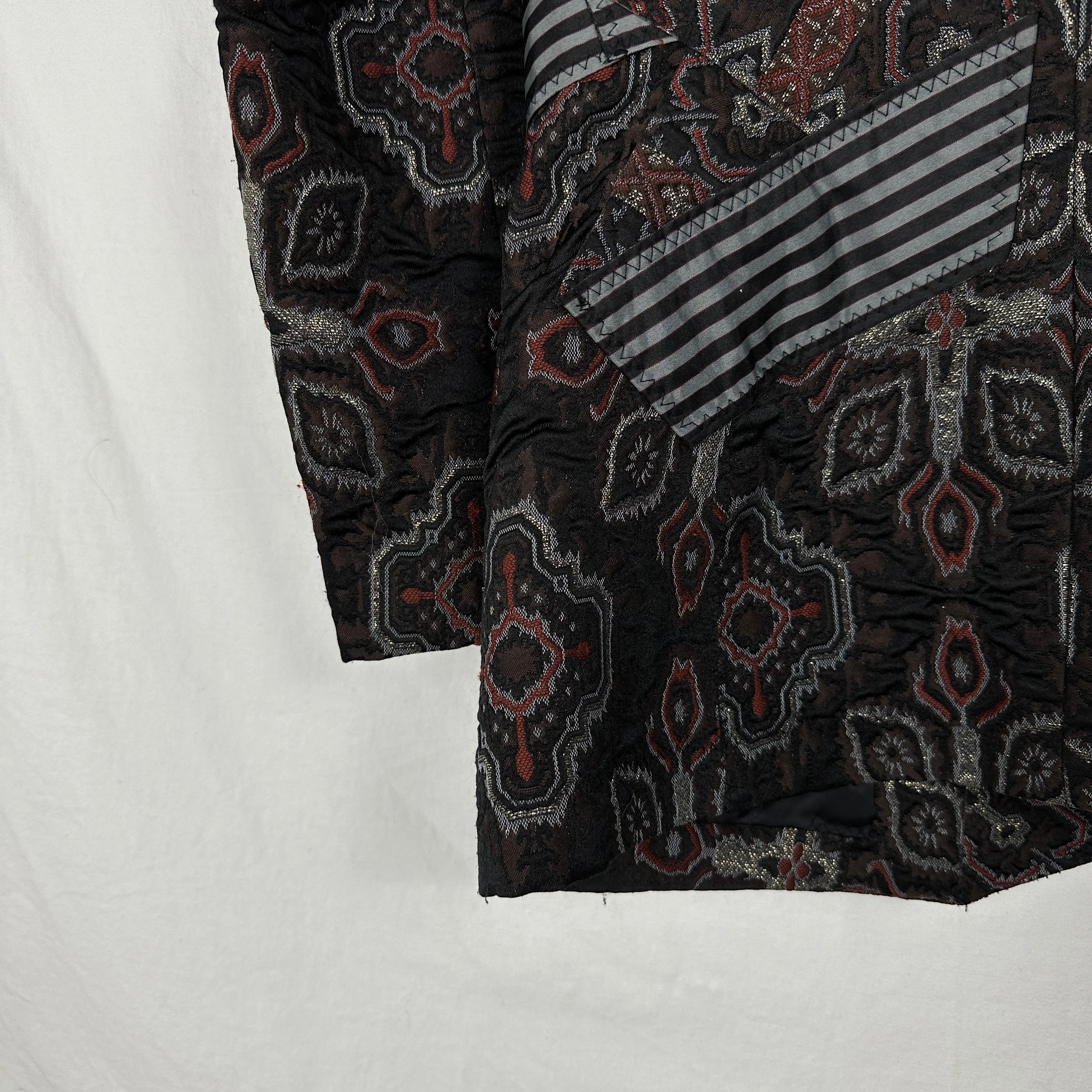 90s Issey Miyake Jacquard Patchwork Blazer