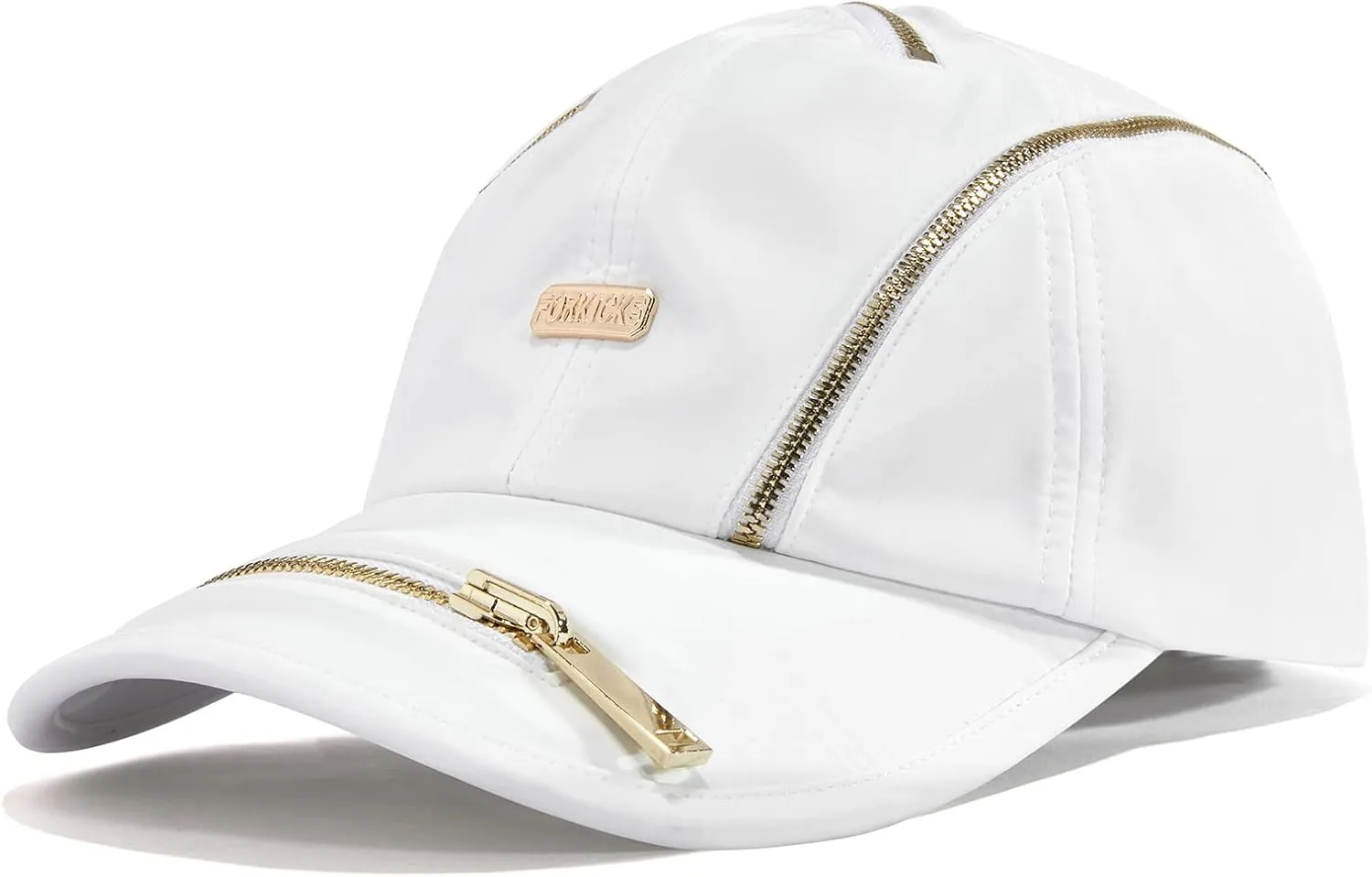 Adjustable Zipper Baseball Cap - Lightweight Streetwear Hip Hop Hat, Unique Pocket Design for Men & Women