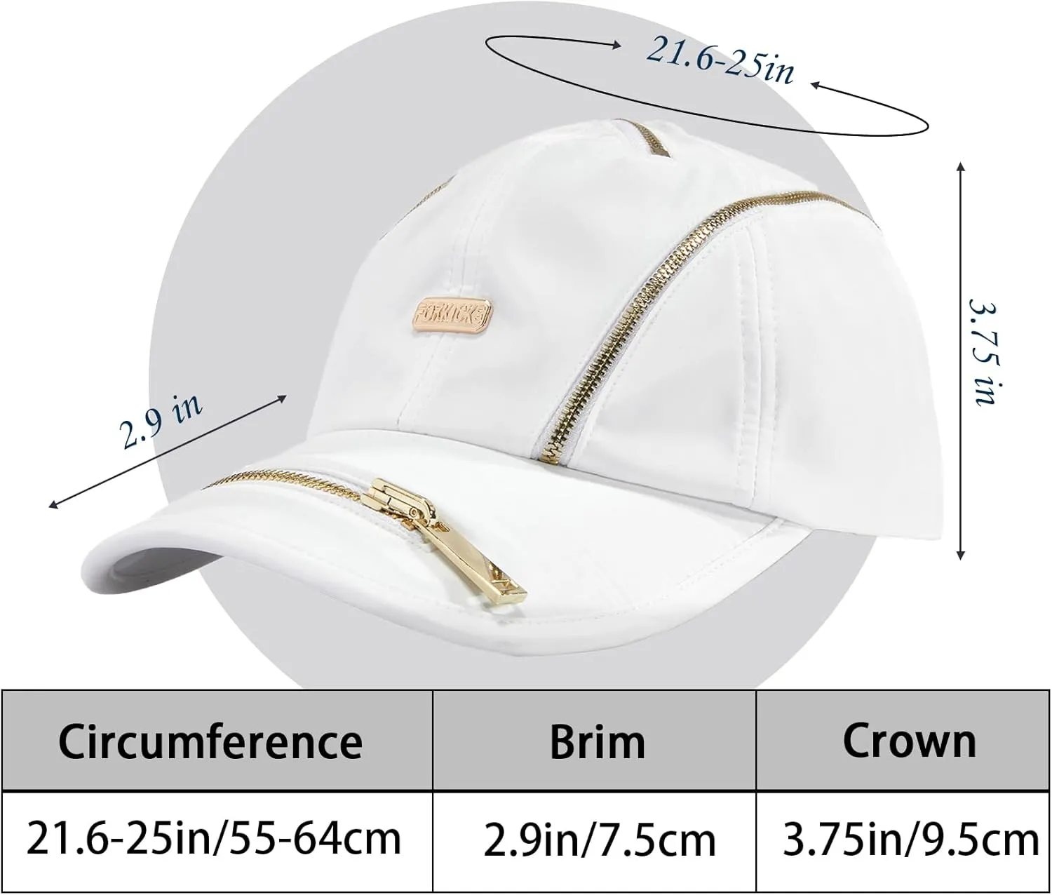 Adjustable Zipper Baseball Cap - Lightweight Streetwear Hip Hop Hat, Unique Pocket Design for Men & Women