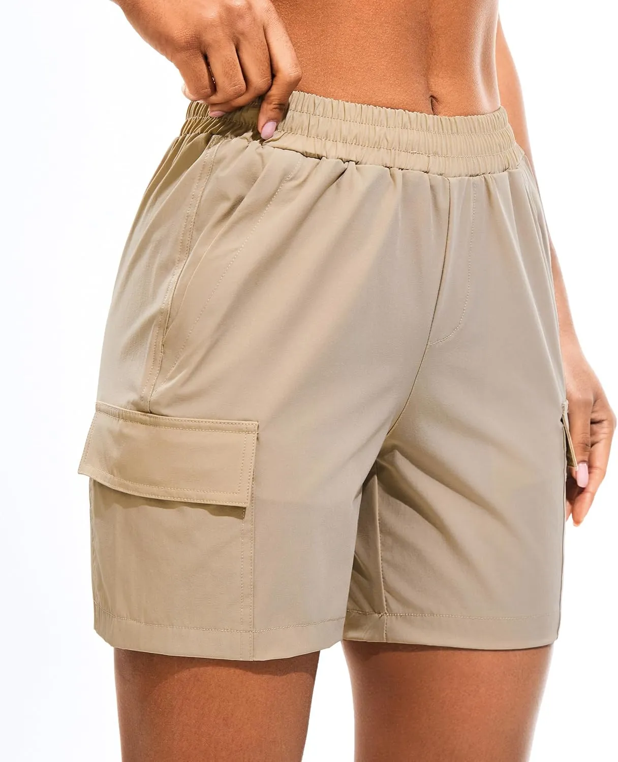 AFITNE Women's 5"/ 7" Hiking Cargo Shorts Quick Dry Lightweight Summer Athletic Running Shorts with Pockets UPF 50 