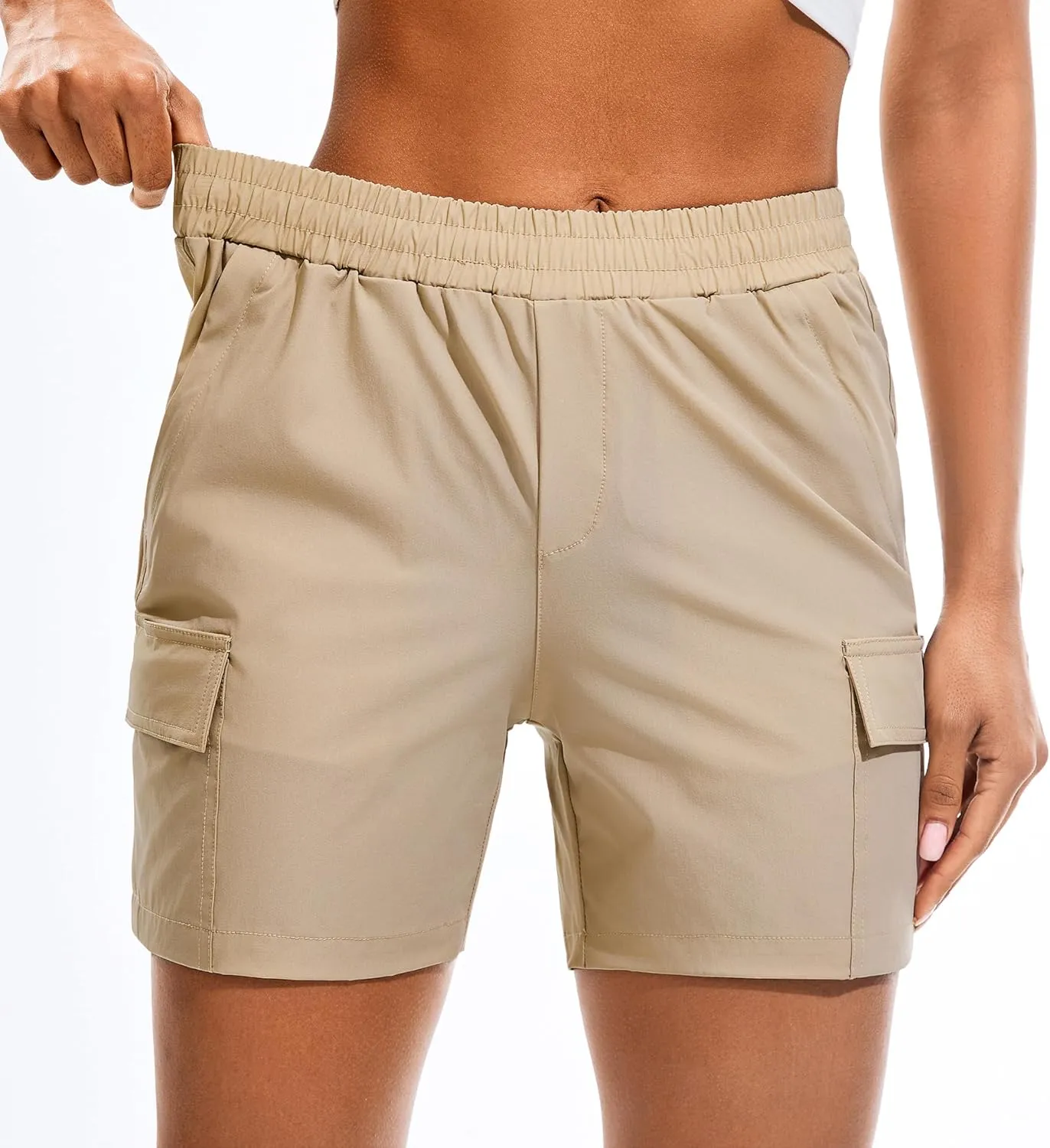 AFITNE Women's 5"/ 7" Hiking Cargo Shorts Quick Dry Lightweight Summer Athletic Running Shorts with Pockets UPF 50 