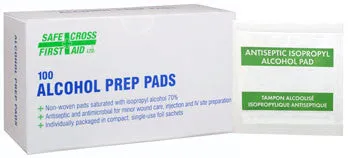 Alcohol Antiseptic Swabs, 100/Box