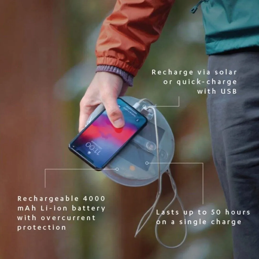 All-in-One Solar Inflatable Light   Phone Charger