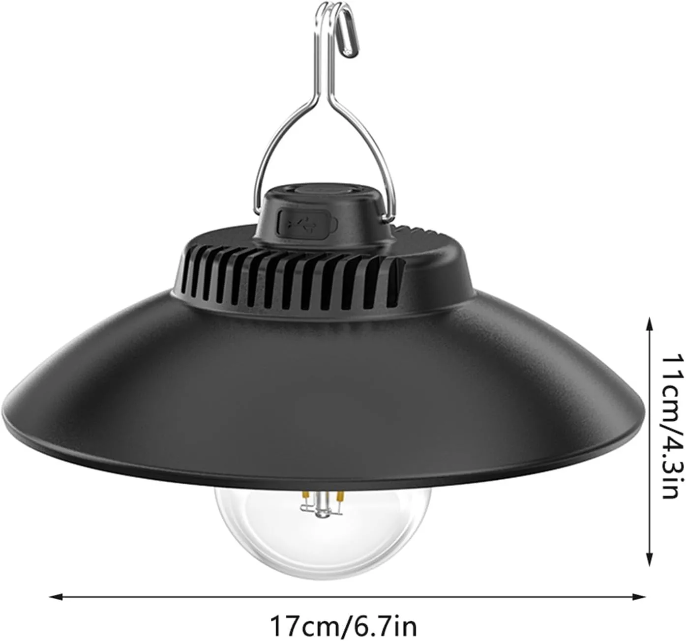 Alomejor Camping Light Adjustble Brightness Waterproof Long Lasting Illumination for Camping Hiking Sailing