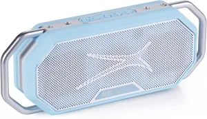 Altec Lansing HydraWAVE Portable Bluetooth Speaker, 12h Playtime, USB-C Quick Charge, True Wireless Pairing, IP67 Waterproof Bluetooth Speaker, Voice Assistant Compatible