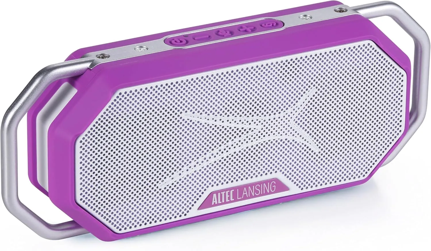 Altec Lansing HydraWAVE Portable Bluetooth Speaker, 12h Playtime, USB-C Quick Charge, True Wireless Pairing, IP67 Waterproof Bluetooth Speaker, Voice Assistant Compatible